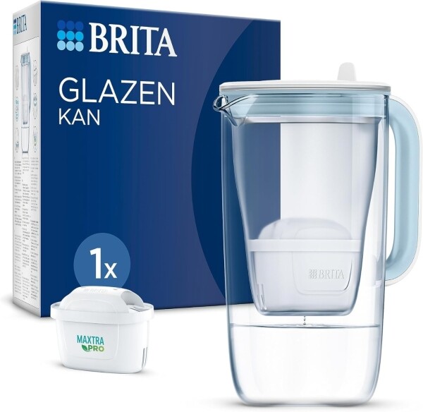 Brita - Jarra de vidro com filtro + 1 cartucho Maxtra 1ST
