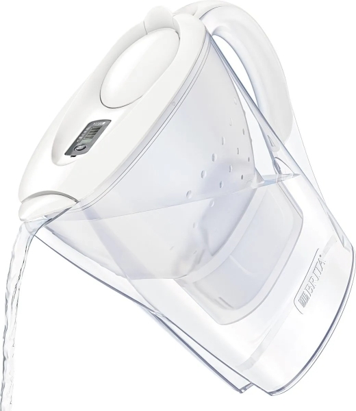 Brita - Garrafa de Água Marella Branca + 1 Cartucho Maxtra 2,4L