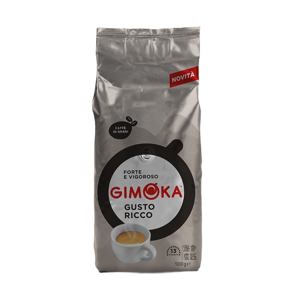 Gimoka Gusto Ricco - grãos de café - 1 quilo