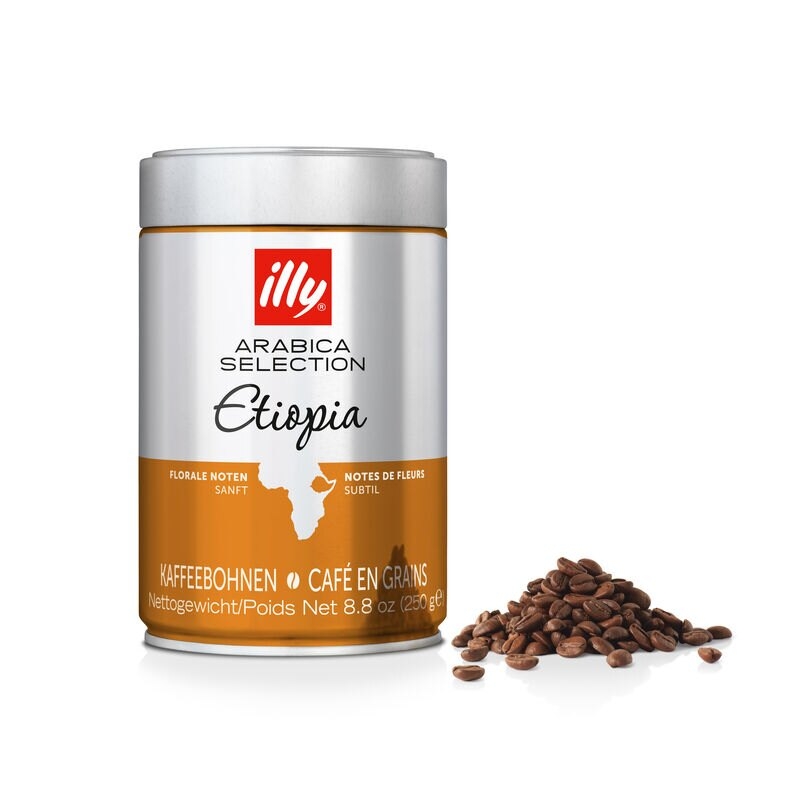 illy Arabica Selection Etiópia - café em grão - 250 gramas