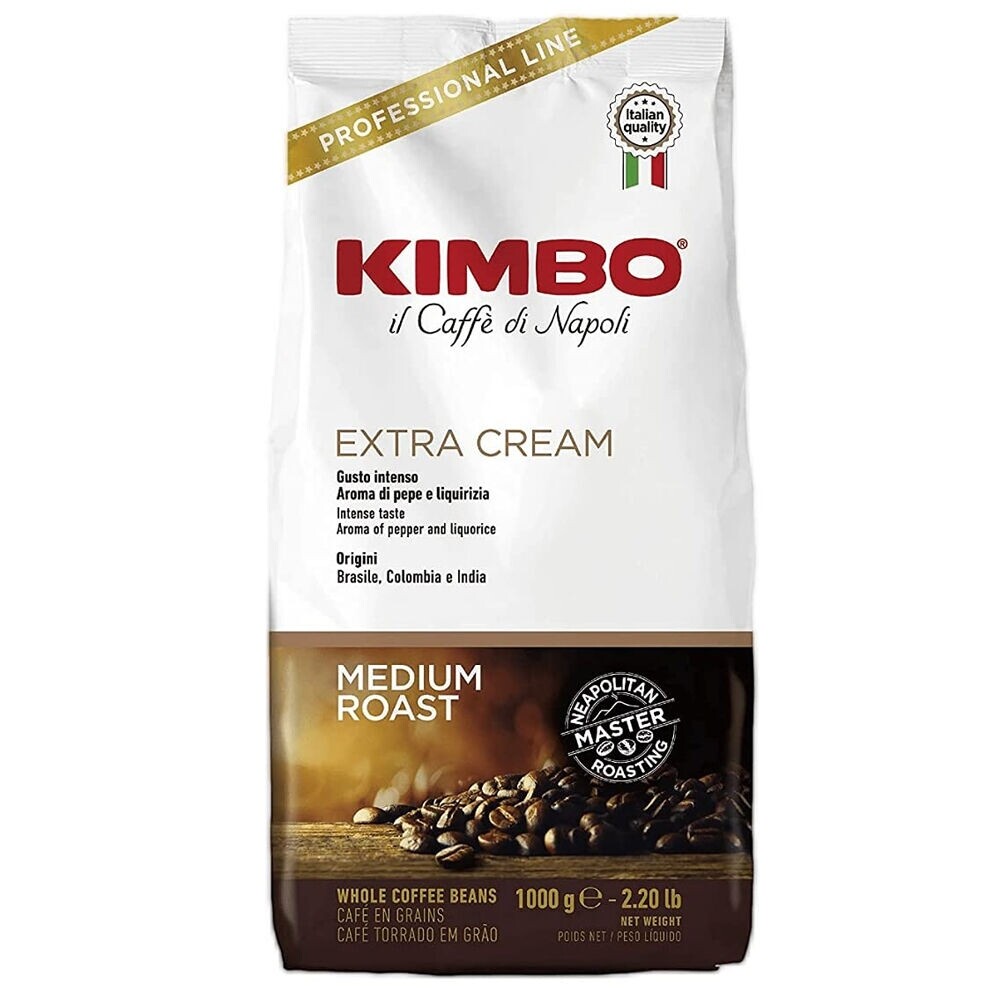 Kimbo Espresso Bar Extra Cream - café em grão - 1 quilo