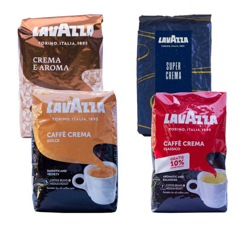 Lavazza Crema tasting pack - café em grão - 4 x 1 quilo