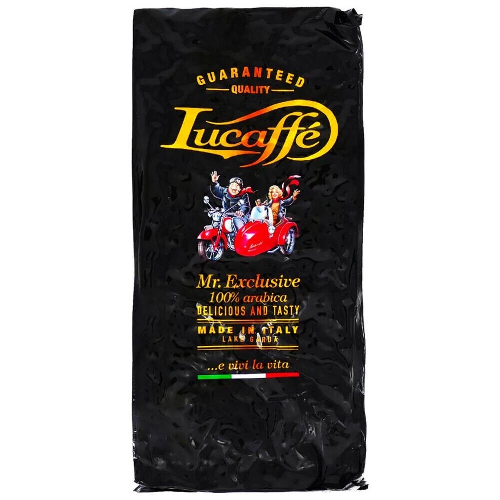 Lucaffé 100% arábica Mister Exclusive - café em grão - 1 quilo