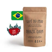 Torrado escuro Brasil 100% arábica - Café em grão fresco