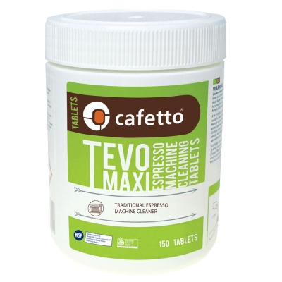 Cafetto Tevo® Maxi - pastilhas de limpeza para máquinas de café (2,5 g) - 150 unidades