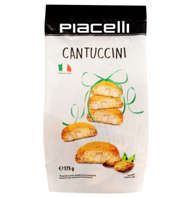 Cantuccini - biscoitos italianos de amêndoa - 175 gramas