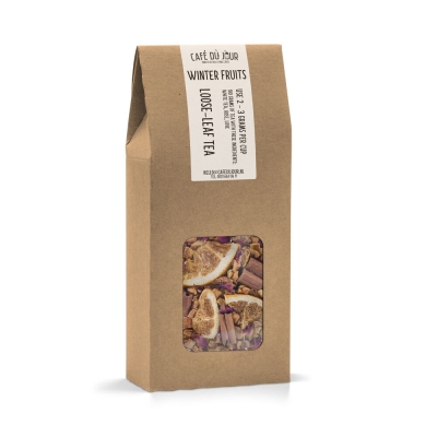 Frutos de inverno - Chá de frutos 100 gramas - Chá a granel Café du Jour