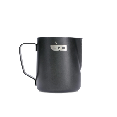 Jarro para leite - aço inoxidável preto mate - 350 ml