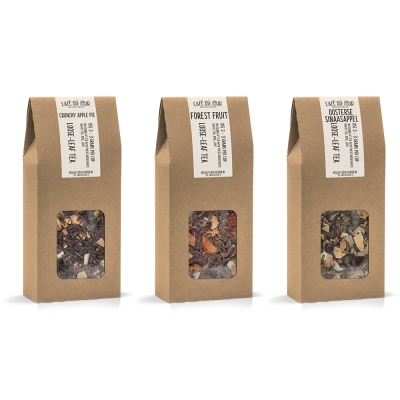 Chá fresco a granel Café du Jour - pacote frutado - 3 x 100g