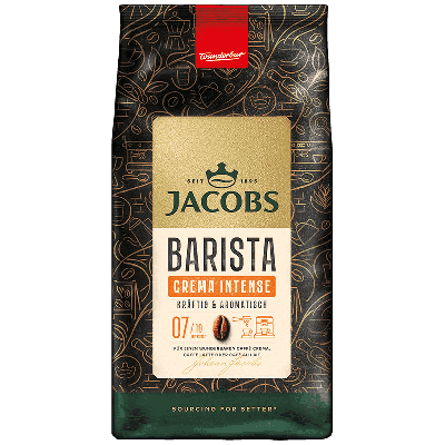 Jacobs Barista Crema Intense - café em grão - 1 quilo