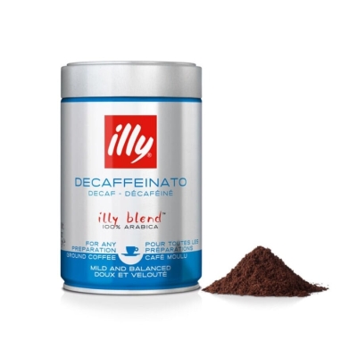 Illy Decaffeinato - café moído - 250 gramas