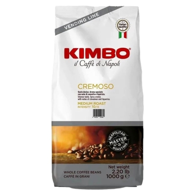 Kimbo Cremoso - Grãos de Café - 1 quilo