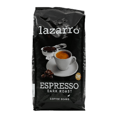 Lazarro espresso torrado escuro - café em grão - 1 quilo