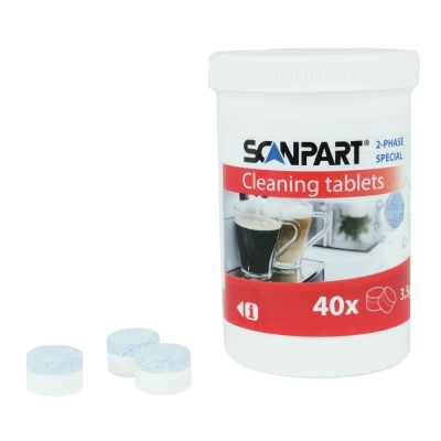 Scanpart - Pastilhas de limpeza de 2 fases - 40 unidades